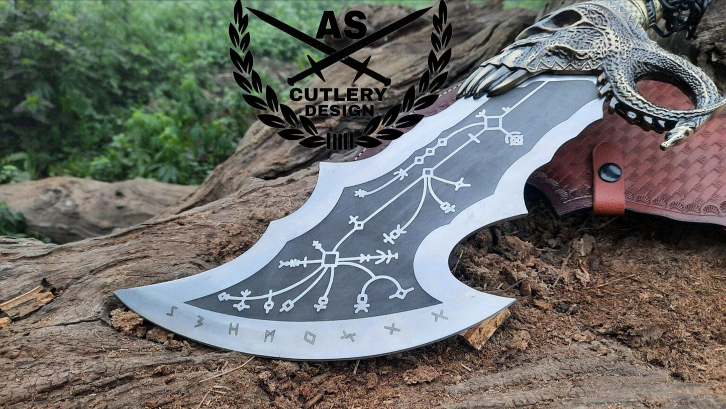 God Of War Kratos Blades Of Chaos, God Of War Blades Of Chaos, Kratos Metal Blades, Personalized gift for men, God of War Axe,