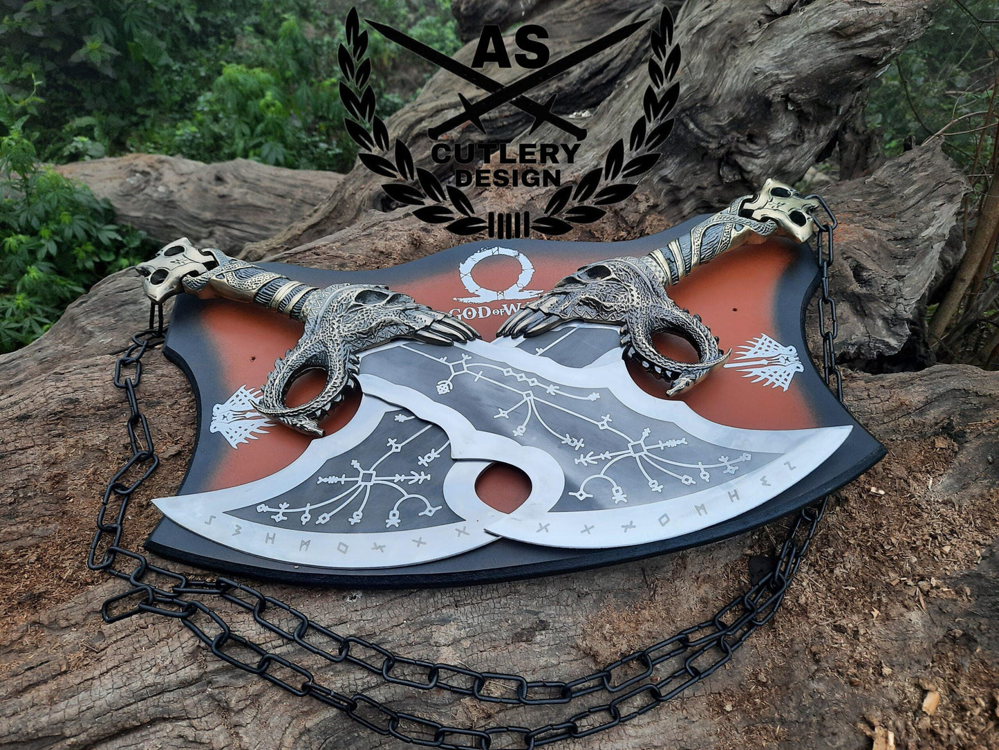 God Of War Kratos Blades Of Chaos, God Of War Blades Of Chaos, Kratos Metal Blades, Personalized gift for men, God of War Axe,