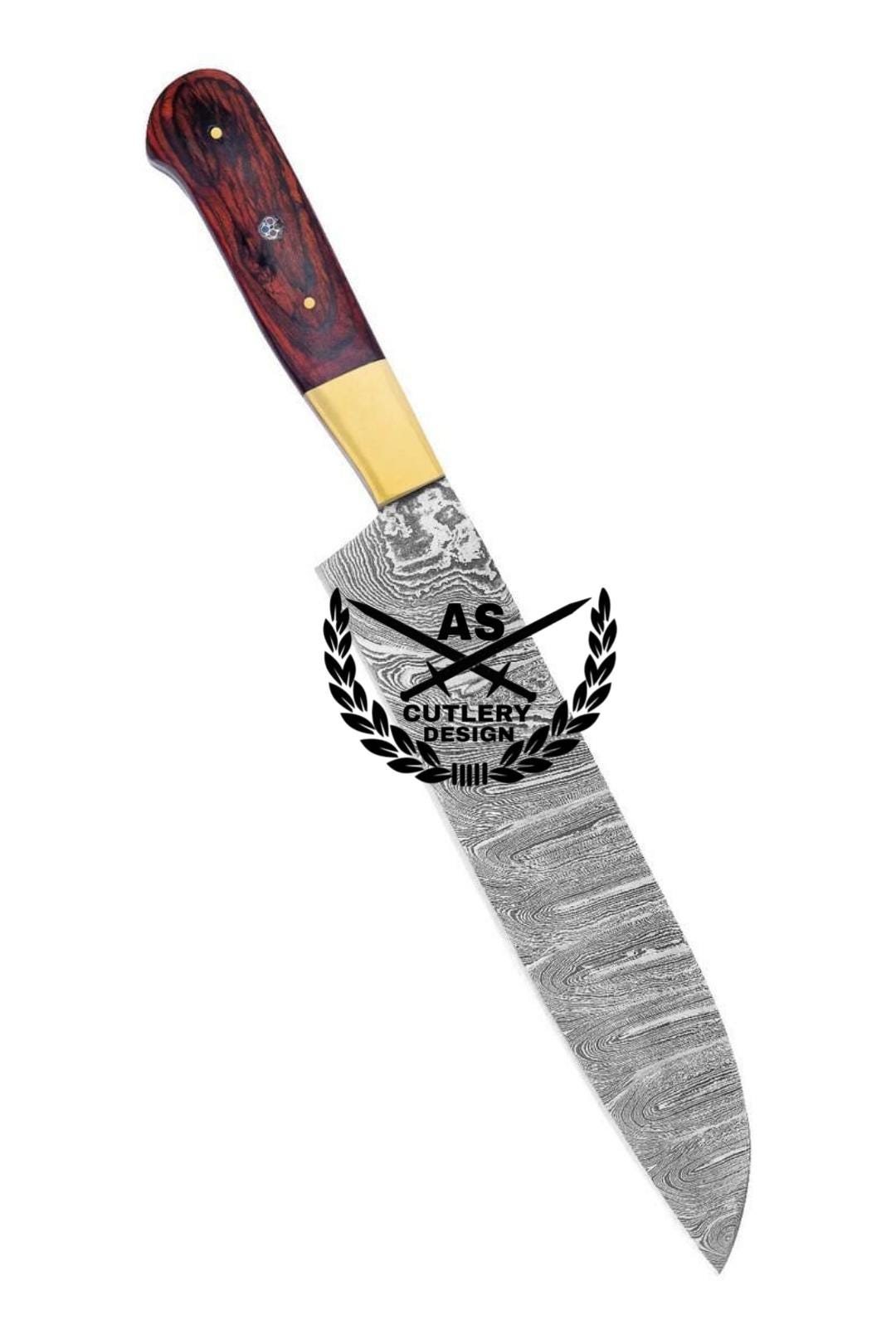 Damascus Steel Knife Set of 5 Custom Handmade Forged Chef Kitchen Regular Knife