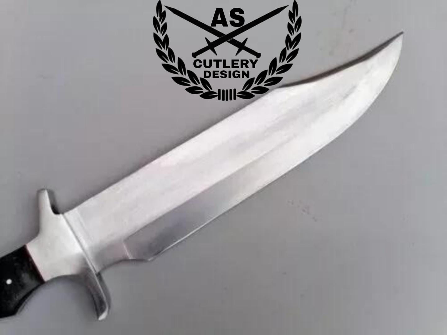 Handmade D2 Steel Bowie Knife: 14" Hunting Survival Knife
