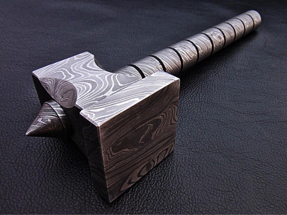 Custom handmade damascus steel hammer beautiful birthday Gift,dad Gifts