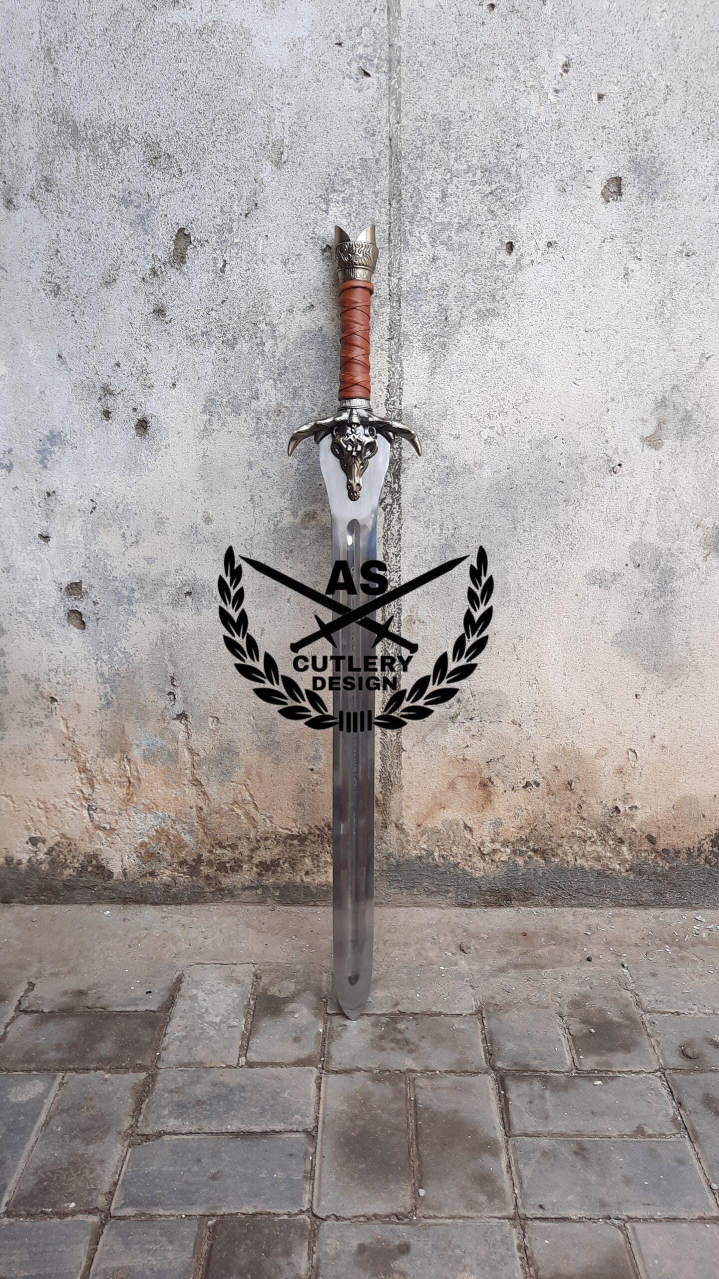 Custom Handmade Albion Conan Father Sword, Forged Atlantean Replica Viking Sword 38’’