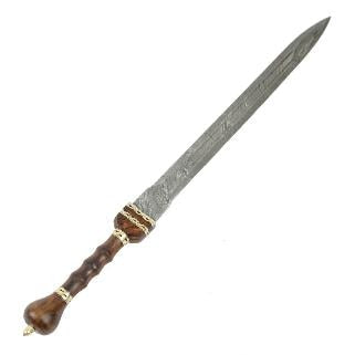 Gladius Sword- High Carbon Damascus Steel- 28"
