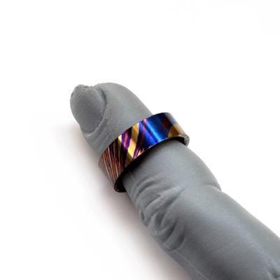 Titanium Circle Necklace Pendant Colorful Gifts for Men and Women
