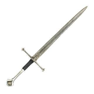 Damascus Steel Longsword: Handmade Leather Sheath, Clay Tempered 38"