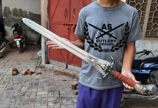 Custom Handmade Albion Conan Father Sword, Forged Atlantean Replica Viking Sword 38’’